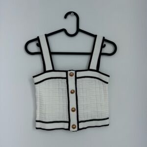 New black and white tank